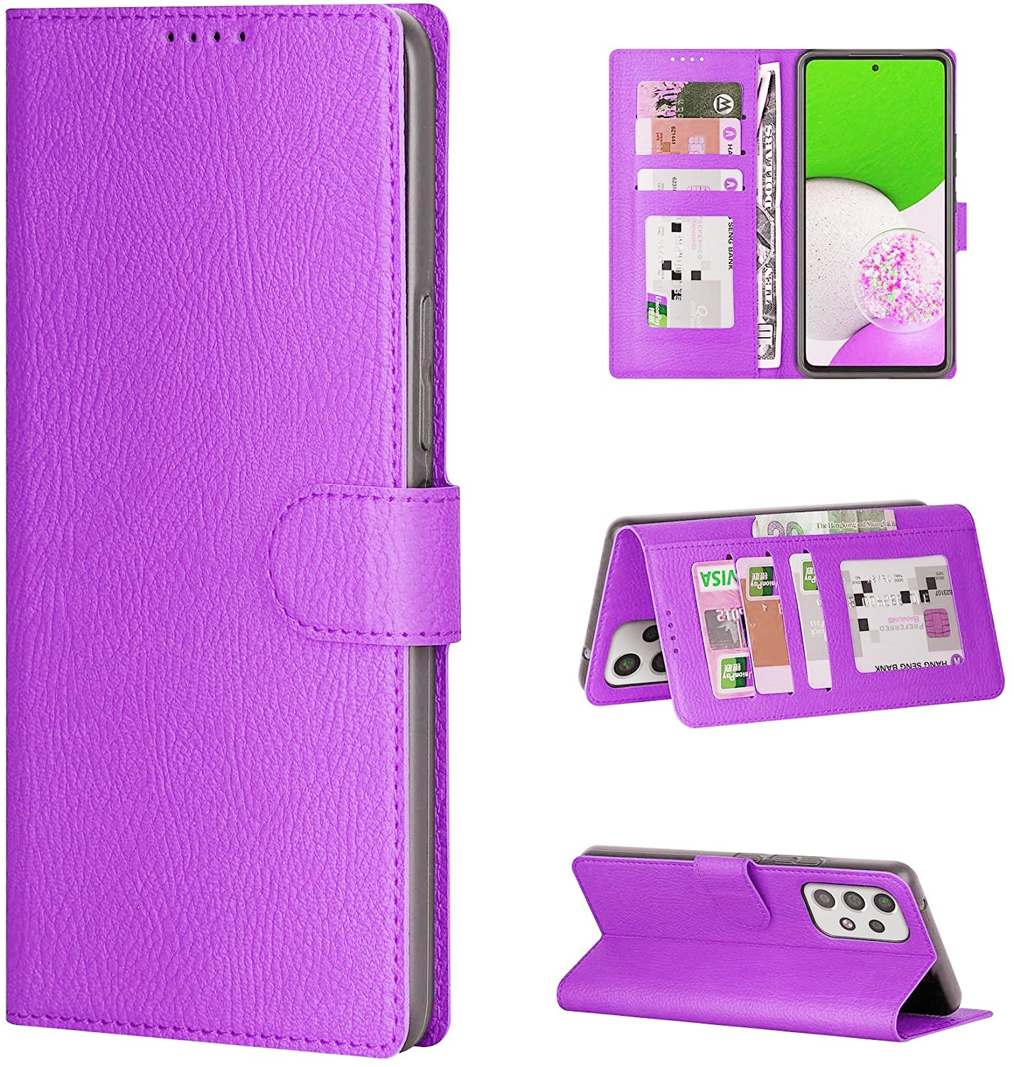 Leather Folio Wallet Case for Samsung Galaxy A53 5G Leather Folio Wallet Case for Samsung Galaxy A53 5G